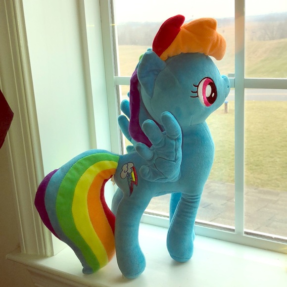 ❌SOLD❌My Little Pony Rainbow Dash Plush Toy NEW - Picture 1 of 1